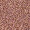 Miyuki 15/0 Round Seed Bead, Dark Peach Lined Crystal AB, #275, 8 grams